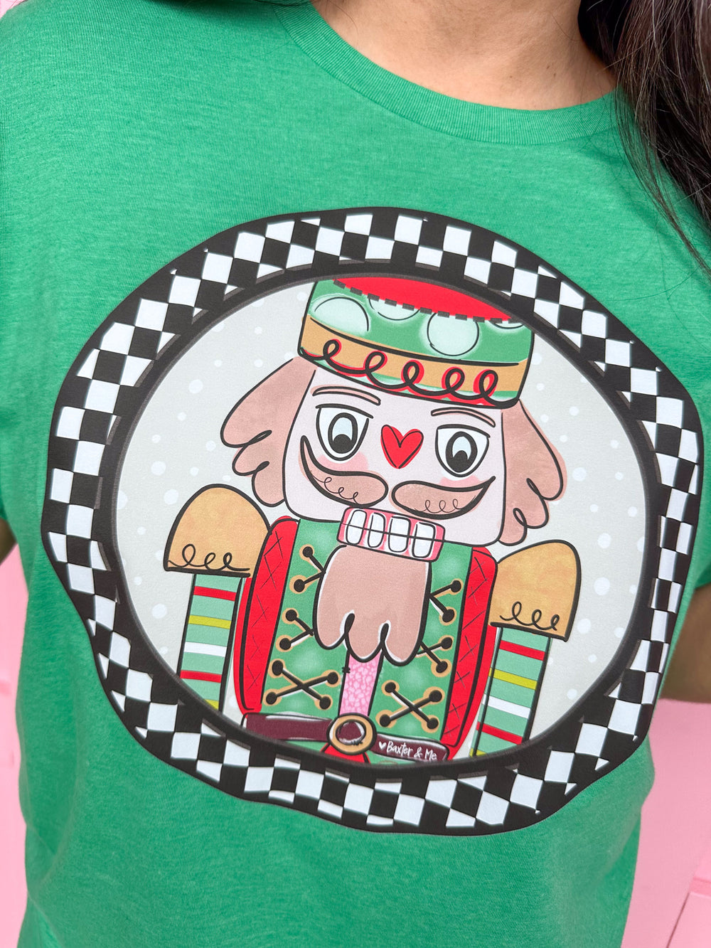 Baxter & Me | Checkered Nutcracker Tee