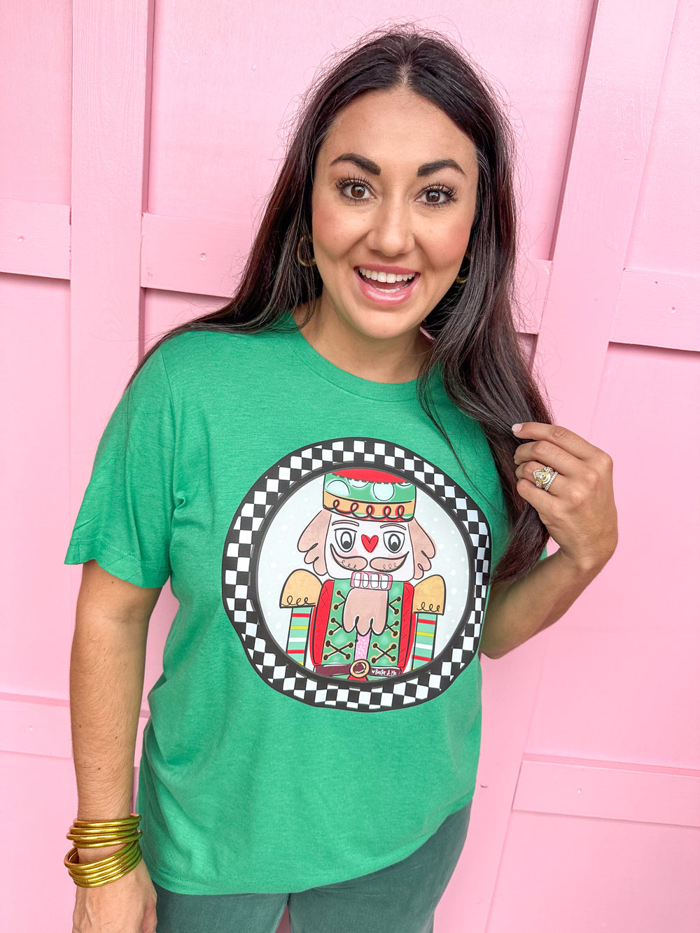 Baxter & Me | Checkered Nutcracker Tee