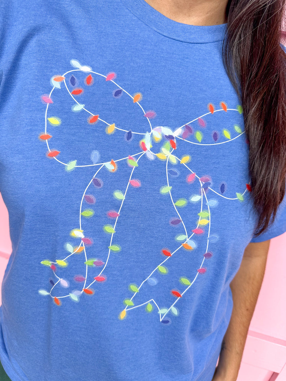 Lighted Bow Tree Tee