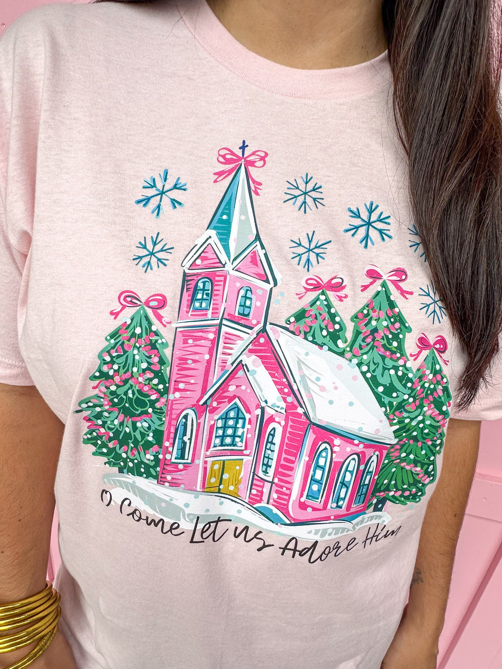 Pink Church Tee