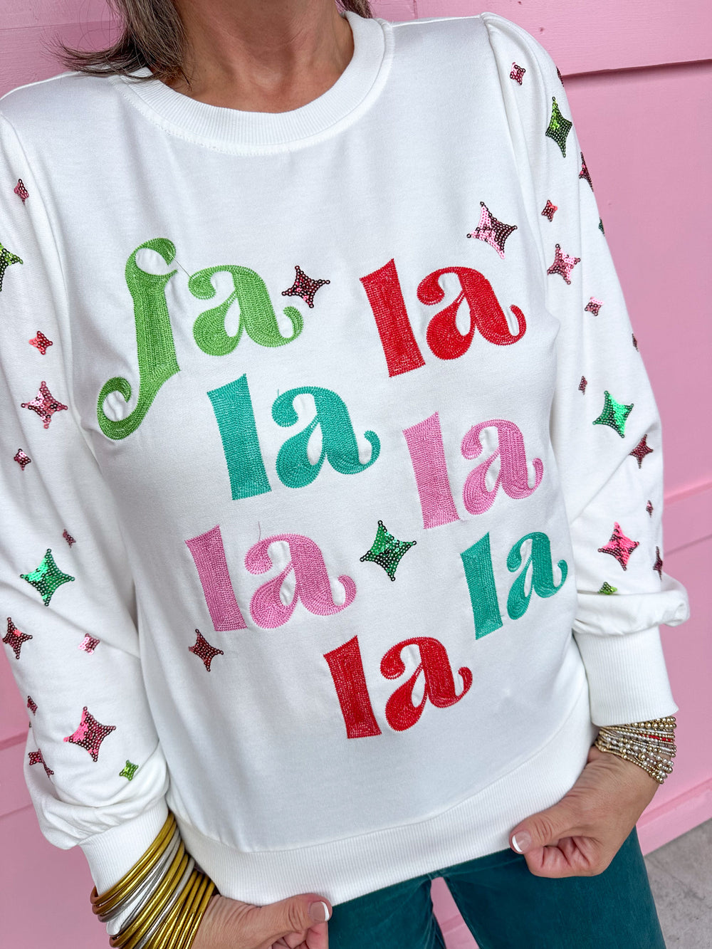 Mary Square | Shelby Fa La La Sweatshirt