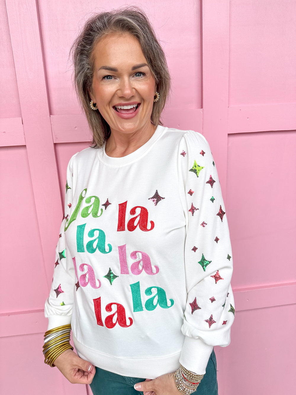 Mary Square | Shelby Fa La La Sweatshirt