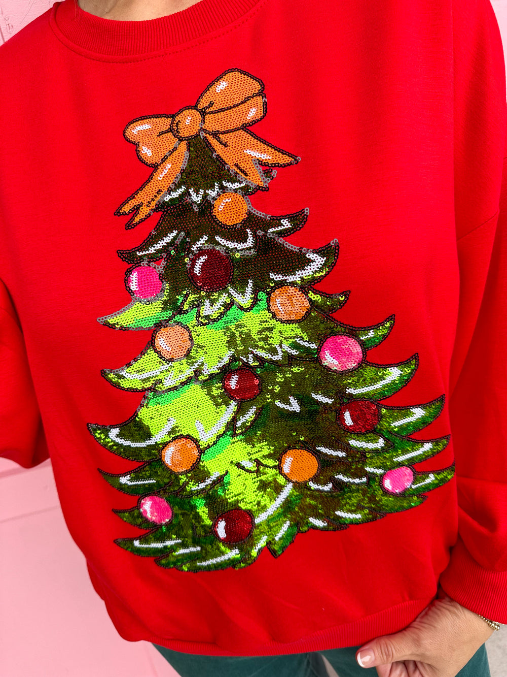 Sparkle & Shine Christmas Tree Sweatshirt