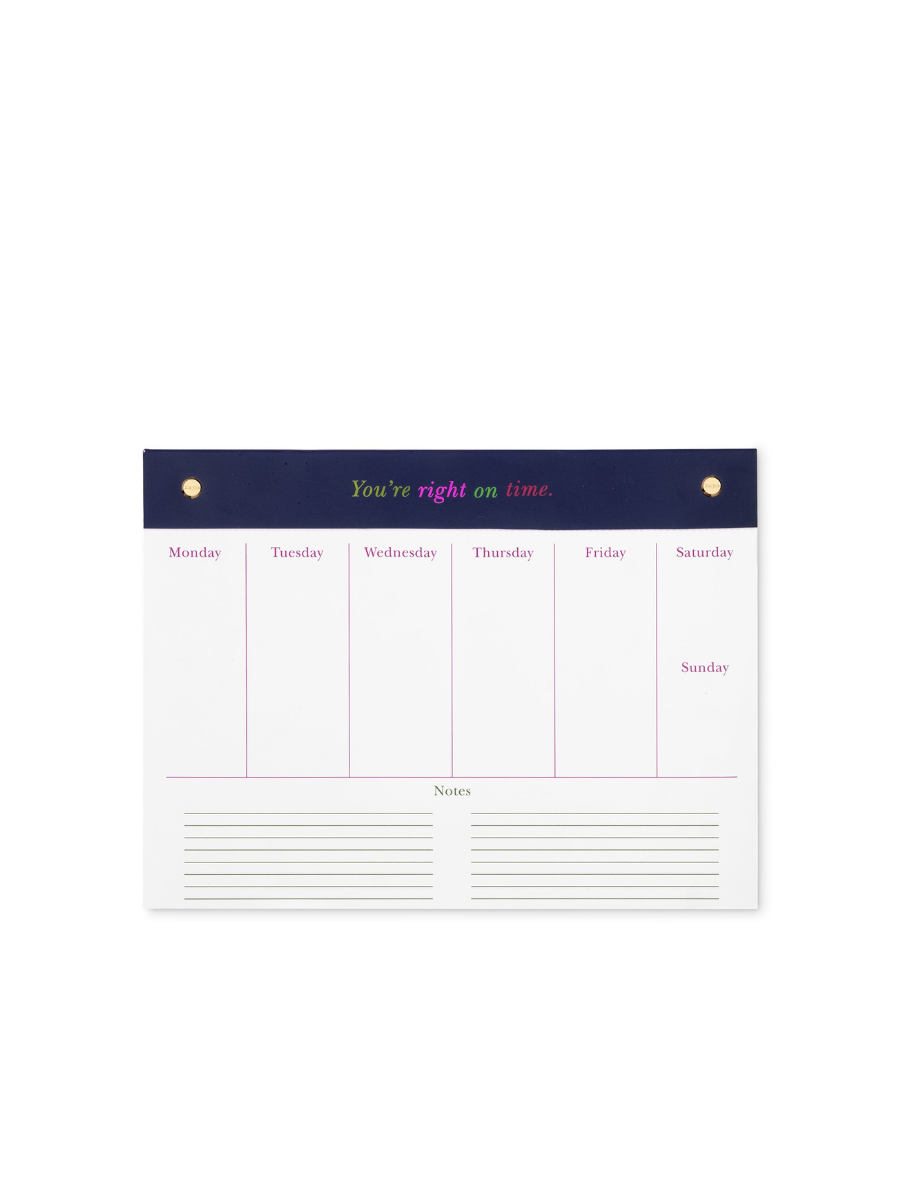 Kate Spade | Weekly Planner Notepad - Right On Time