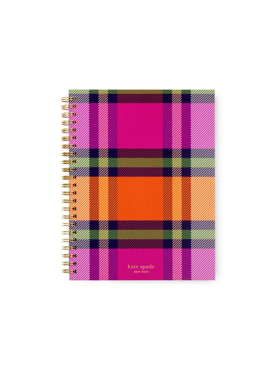 Kate Spade | Small Spiral Notebook - Grand Plaid Duo