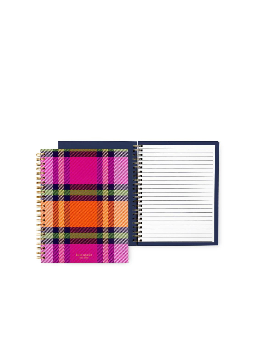 Kate Spade | Small Spiral Notebook - Grand Plaid Duo