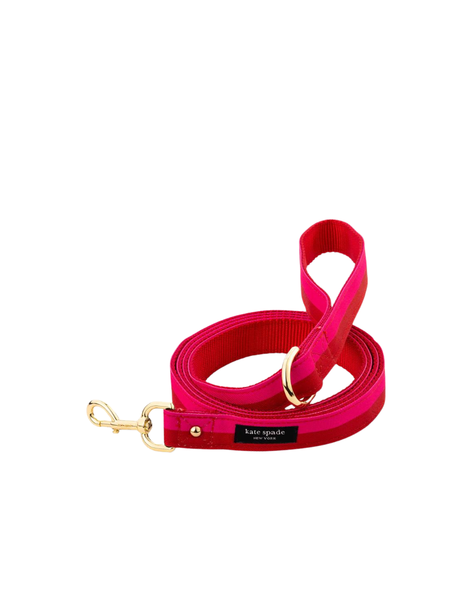 Kate Spade | Dog Leash - Red & Pink