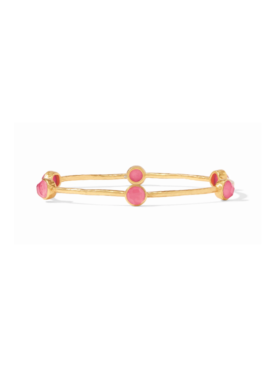 JULIE VOS | Milano Luxe Bangle - Iridescent Peony Pink