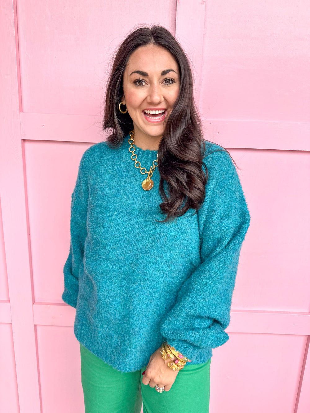 Feeling Cozy Sweater - Seafoam