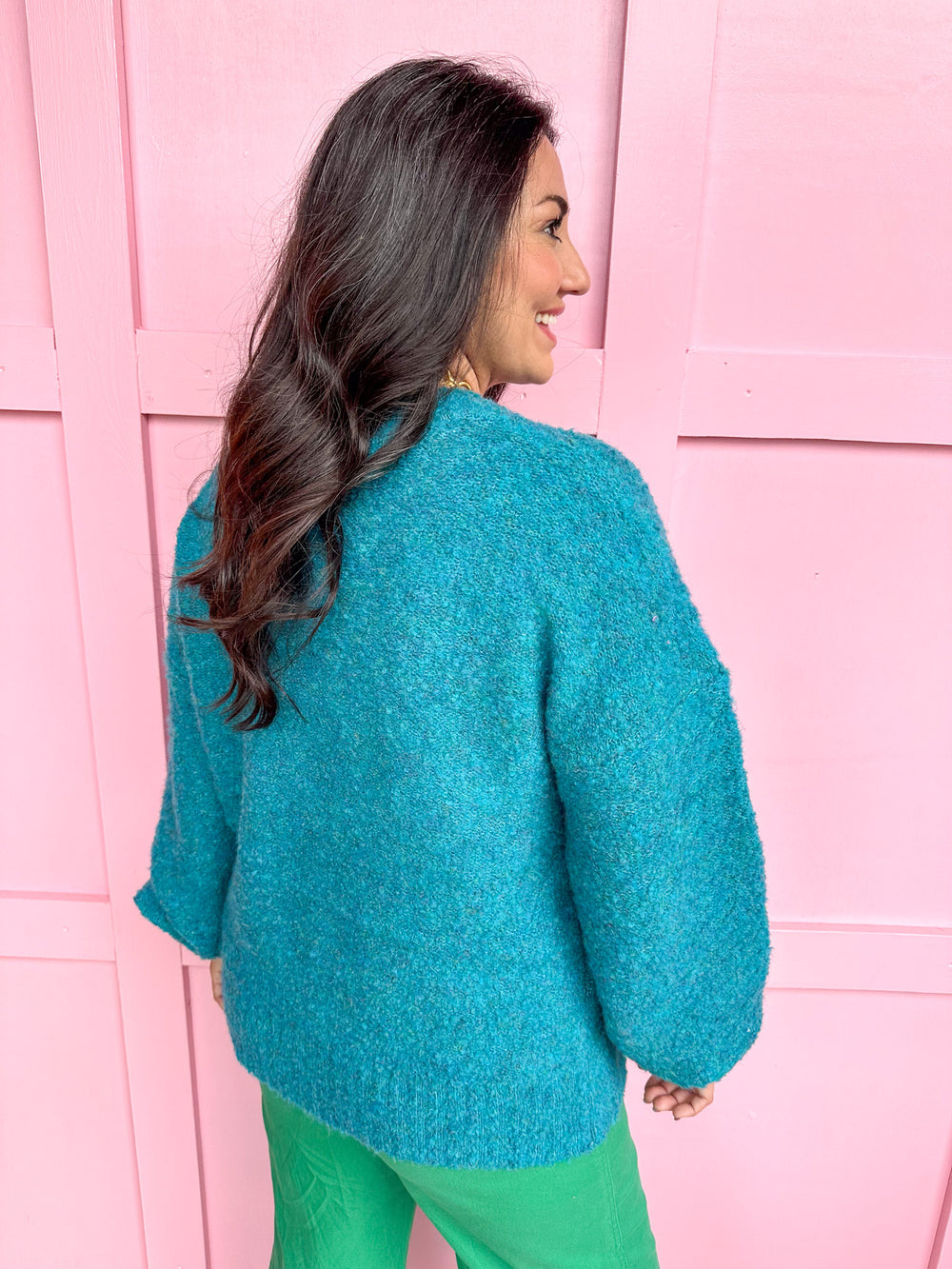 Feeling Cozy Sweater - Seafoam