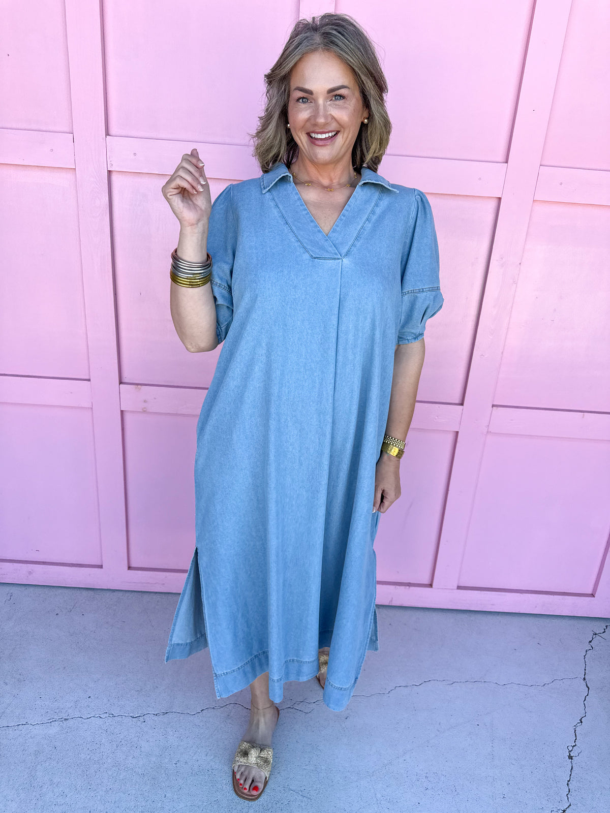 Summer Chambray Dress