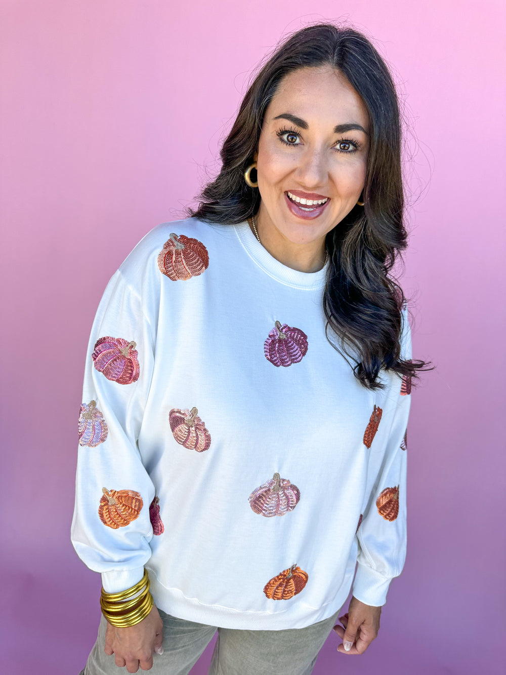 Mary Square | Sarah Pumpkins Sweatshirt