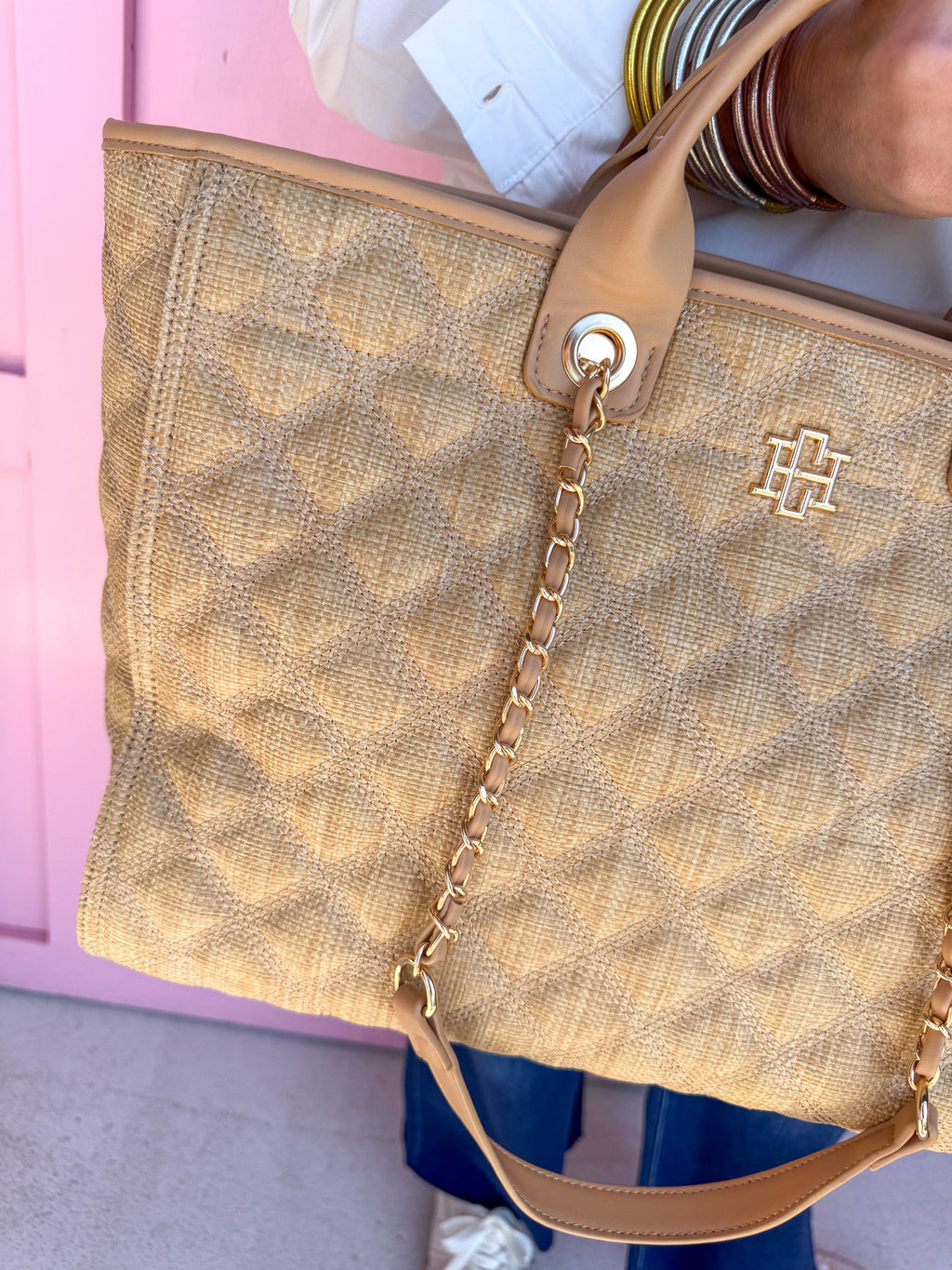 Caroline Hill | Melissa Tote Bag - Natural