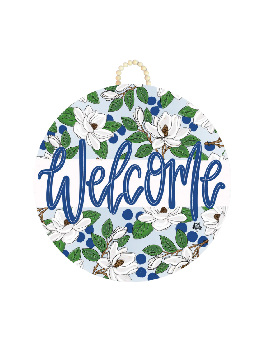 DK Designs | Magnolia Welcome Door Hanger