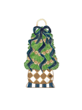 DK Designs | Navy & Gold Christmas Tree Door Hanger