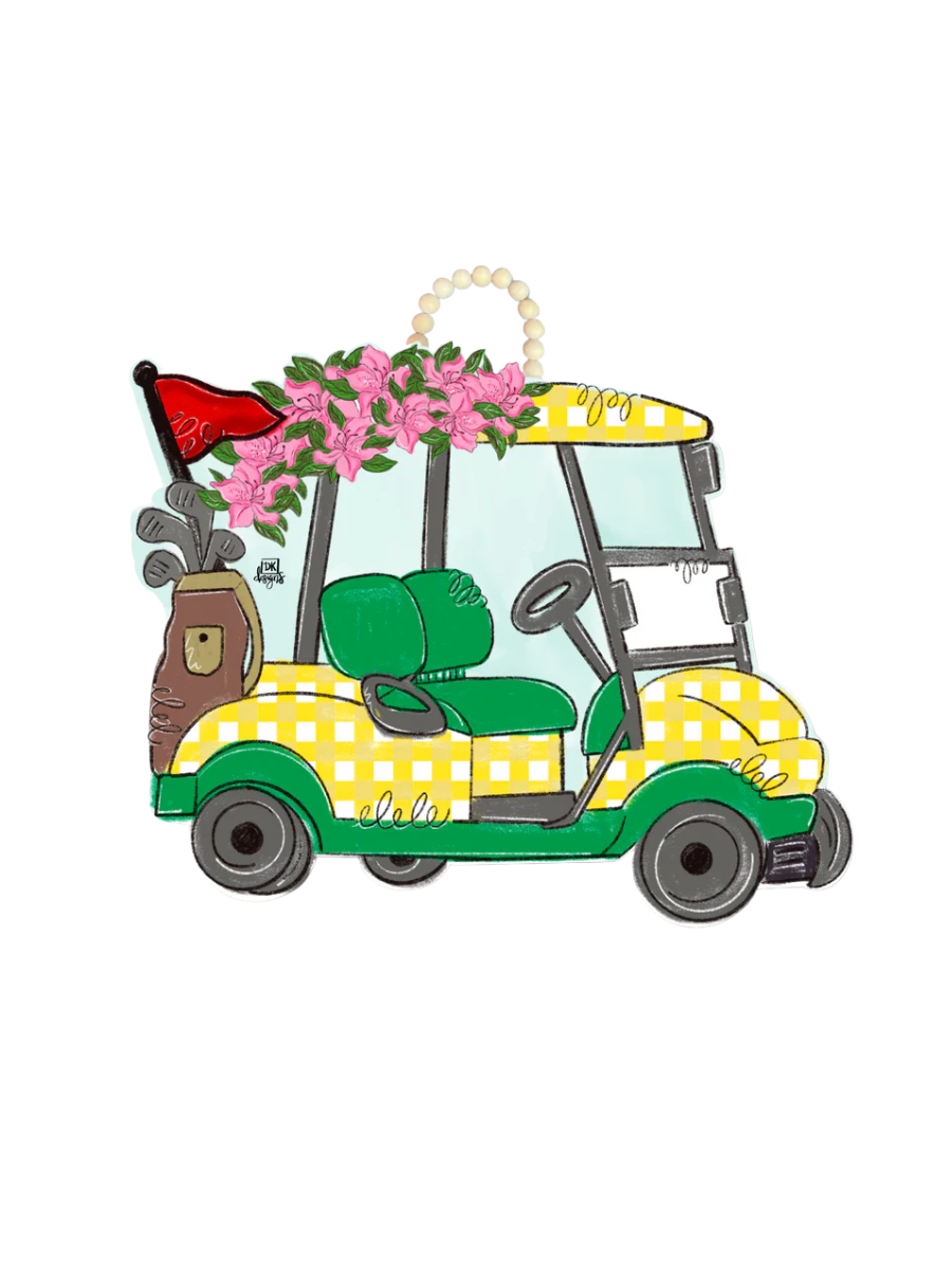 DK Designs | Azalea Golf Cart Door Hanger