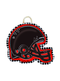 DK Designs | Red & Black FB Helmet Door Hanger