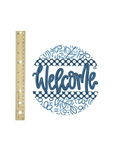 DK Designs | Mini Attachment - Blue Welcome
