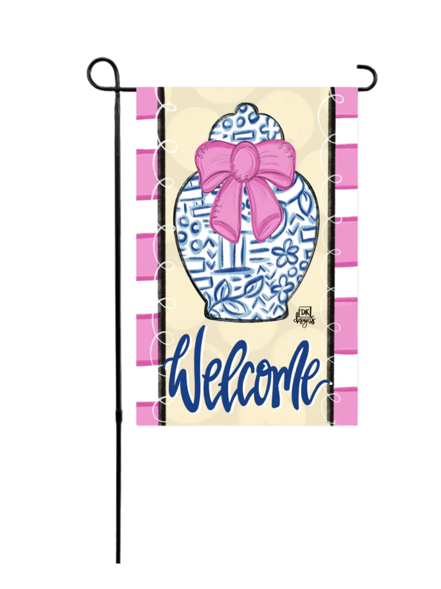 DK Designs | Pink Ginger Jar Garden Glam