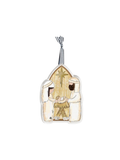 DK Designs |  Acrylic Ornament - Gold & White Nativity