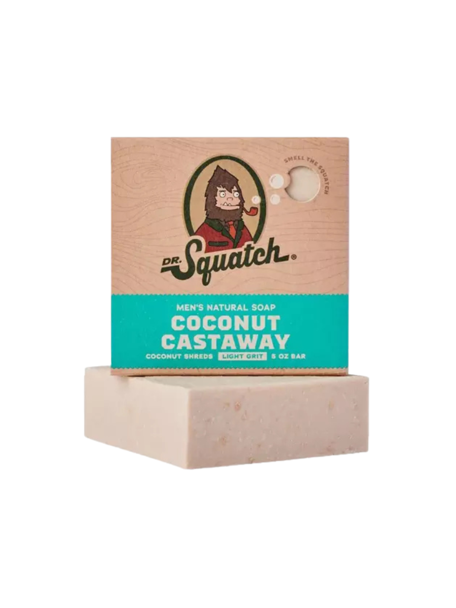 Dr. Squatch | 5 oz Bar Soap - Coconut Castaway Bar Soap