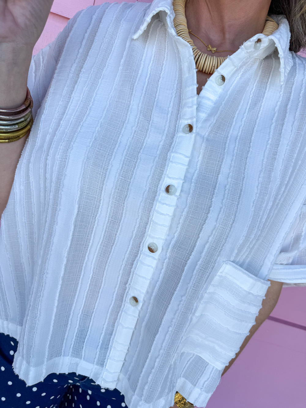 Southern Social Top - Off White