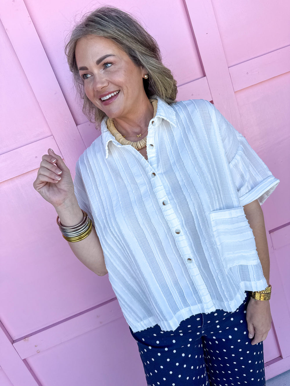 Southern Social Top - Off White