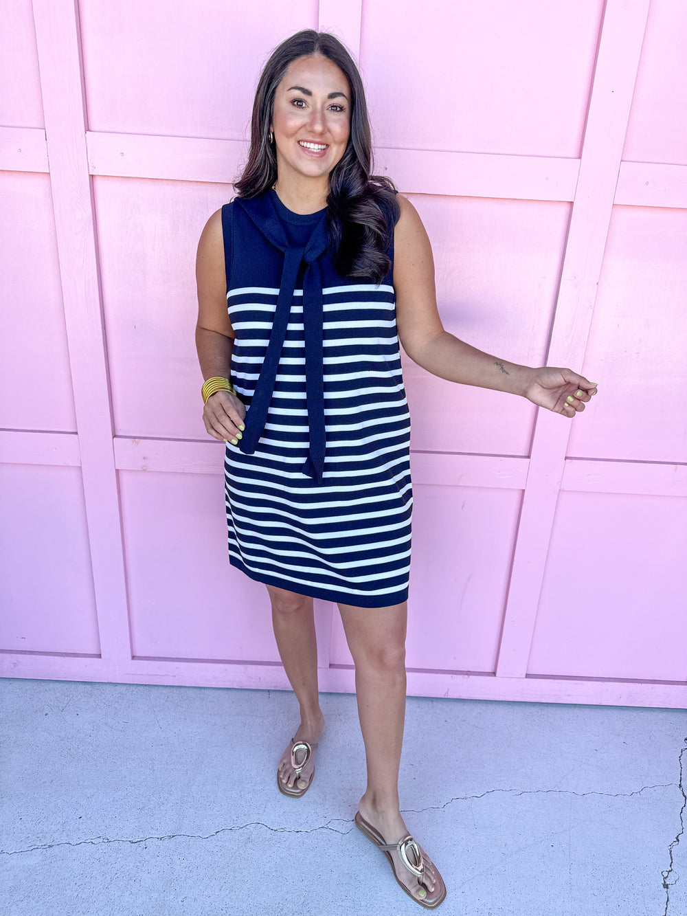 Summer Days Dress - Navy