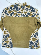 Prairie Oaks Waterfowl | Field Fleece Quarter Zip - Traditions Camo