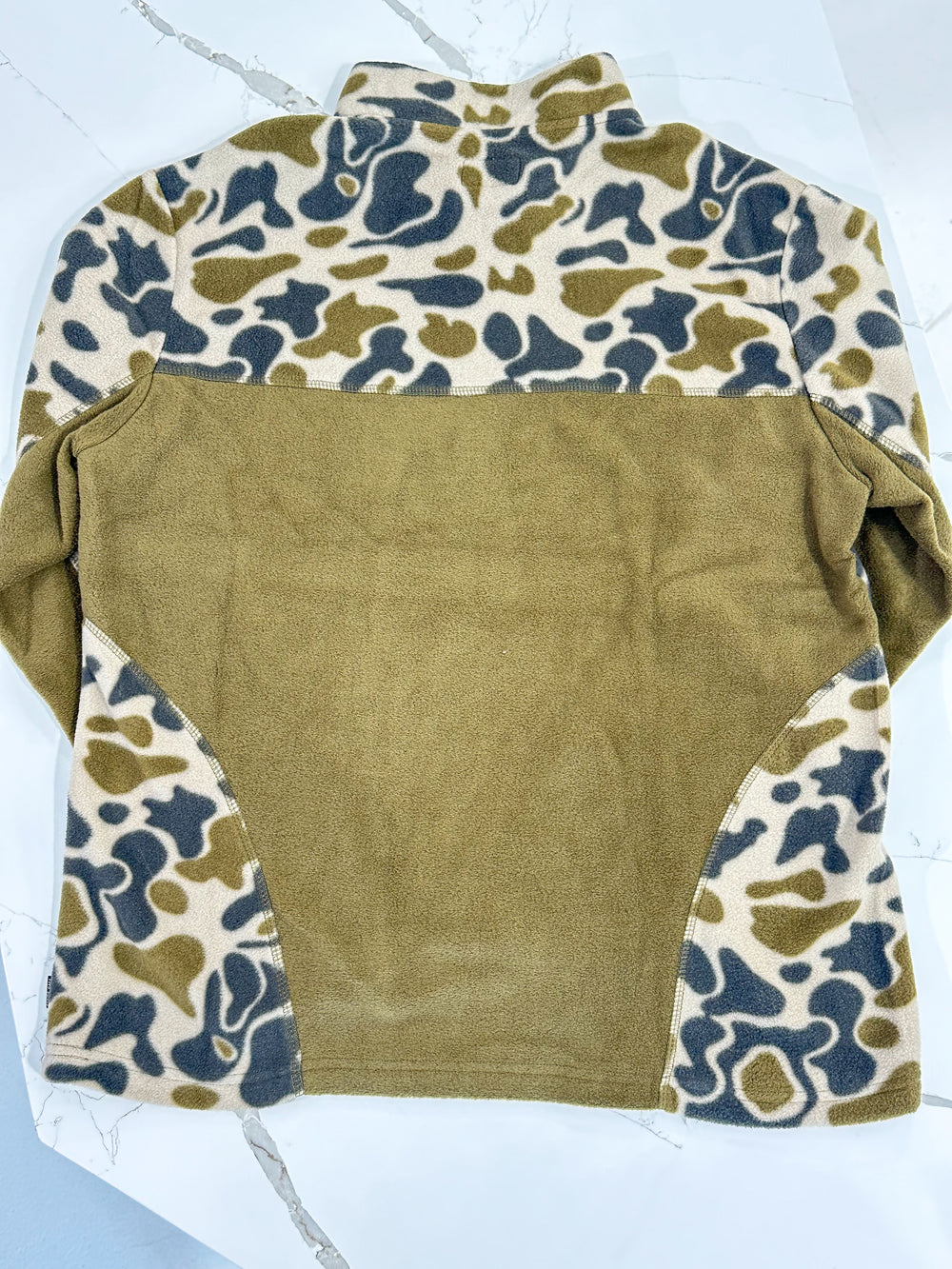 Prairie Oaks Waterfowl | Field Fleece Quarter Zip - Traditions Camo