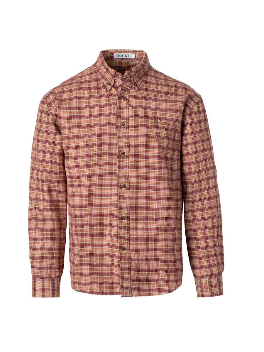 Roost | Plaid Button Down - Wine