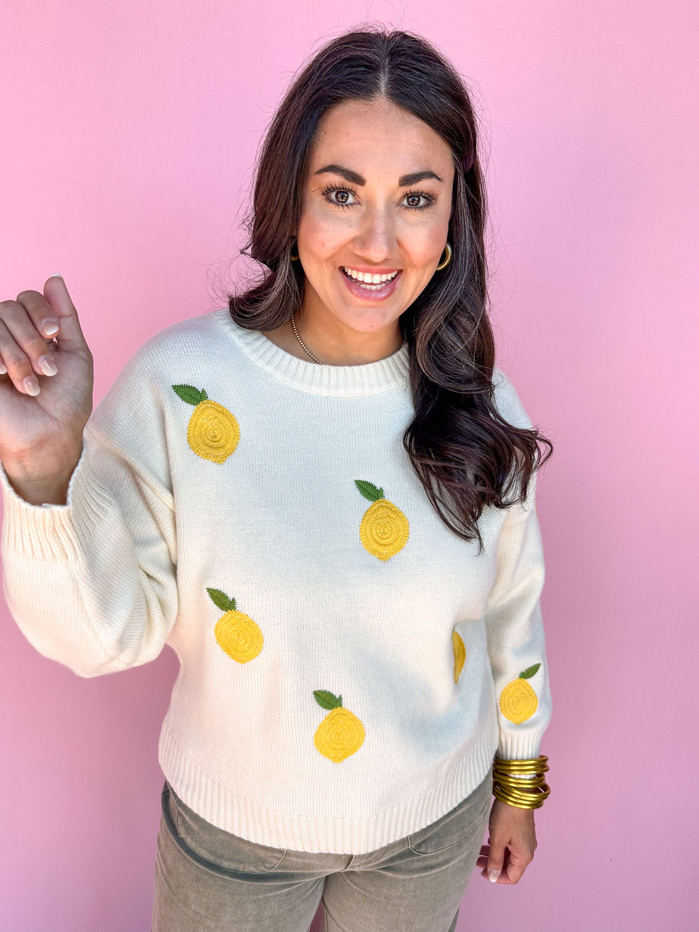 Lots of Lemons Sweater