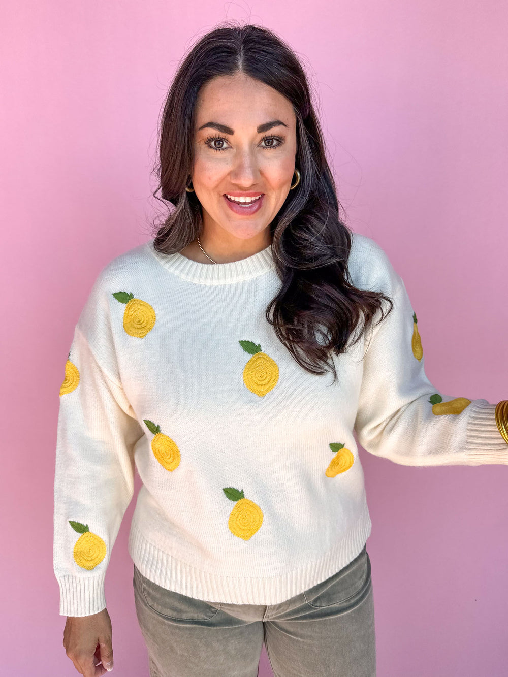 Lots of Lemons Sweater