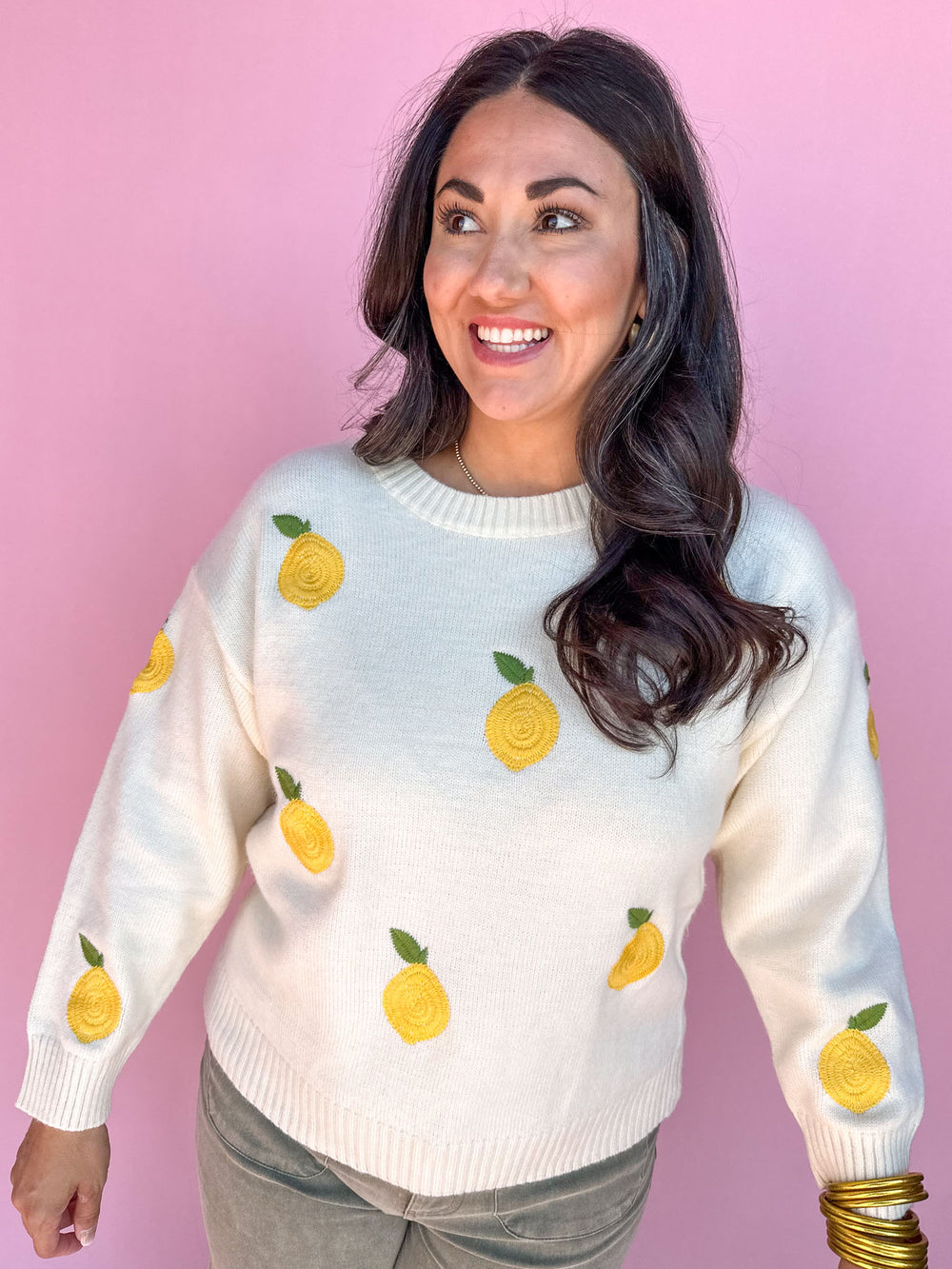 Lots of Lemons Sweater