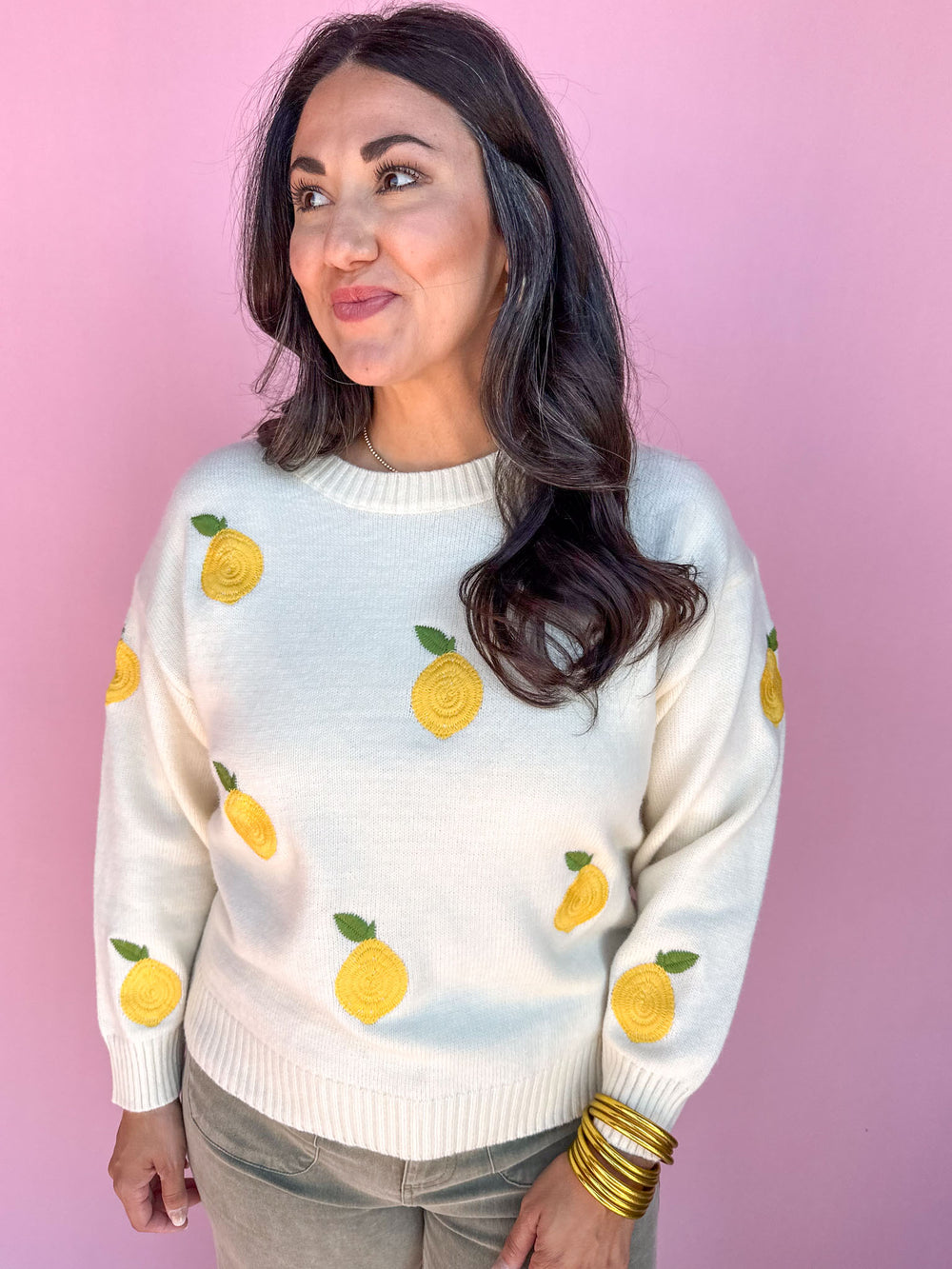 Lots of Lemons Sweater