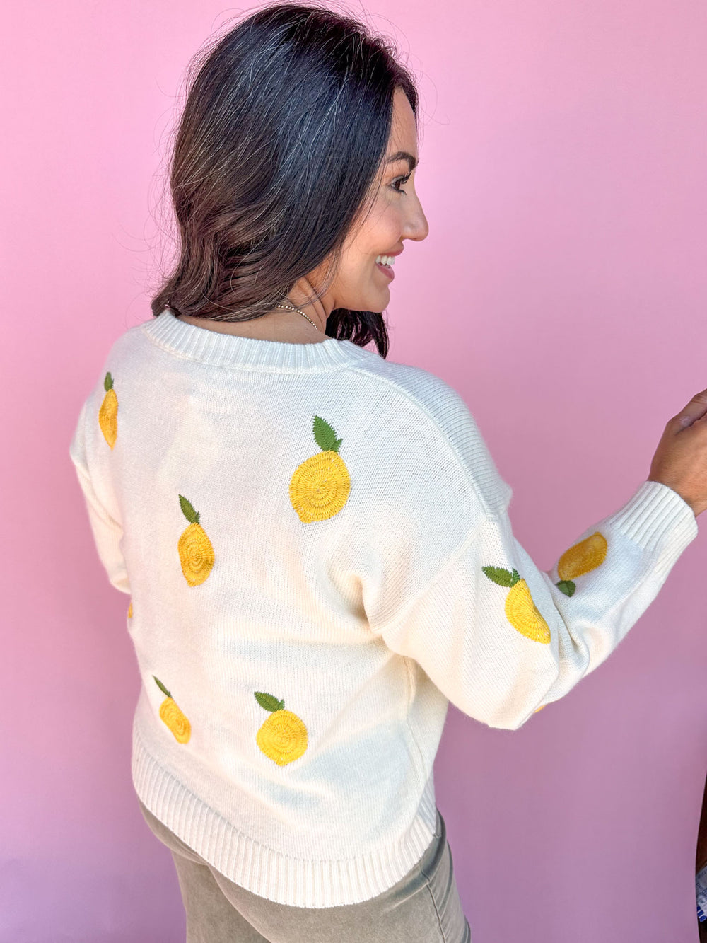 Lots of Lemons Sweater