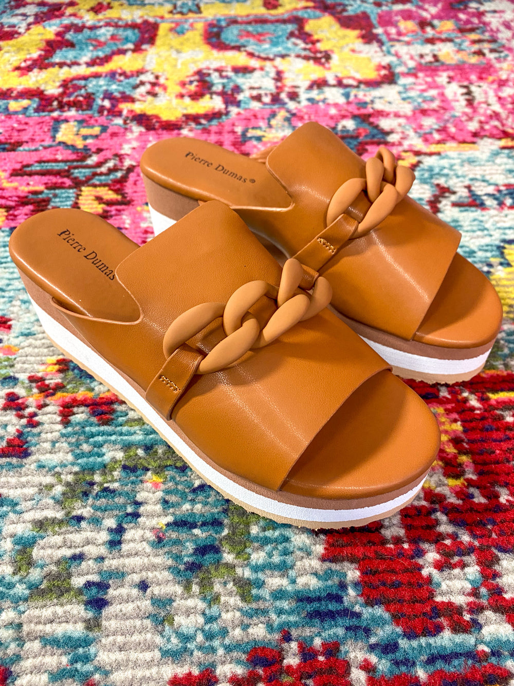 Can't Be Defeated Platform Wedges - New Tan