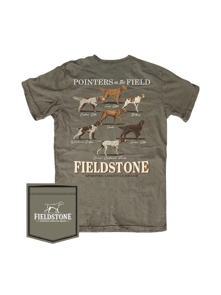 Fieldstone | Pointers Tee - Tumbleweed