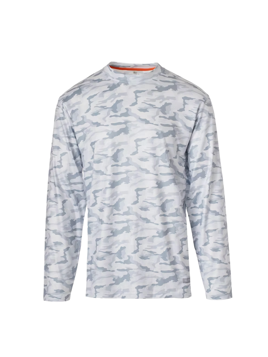 Fieldstone | Snow Camo Dry Fit L/S Tee