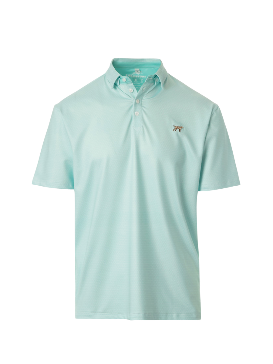 Fieldstone | YOUTH Diamond Polo - Mint