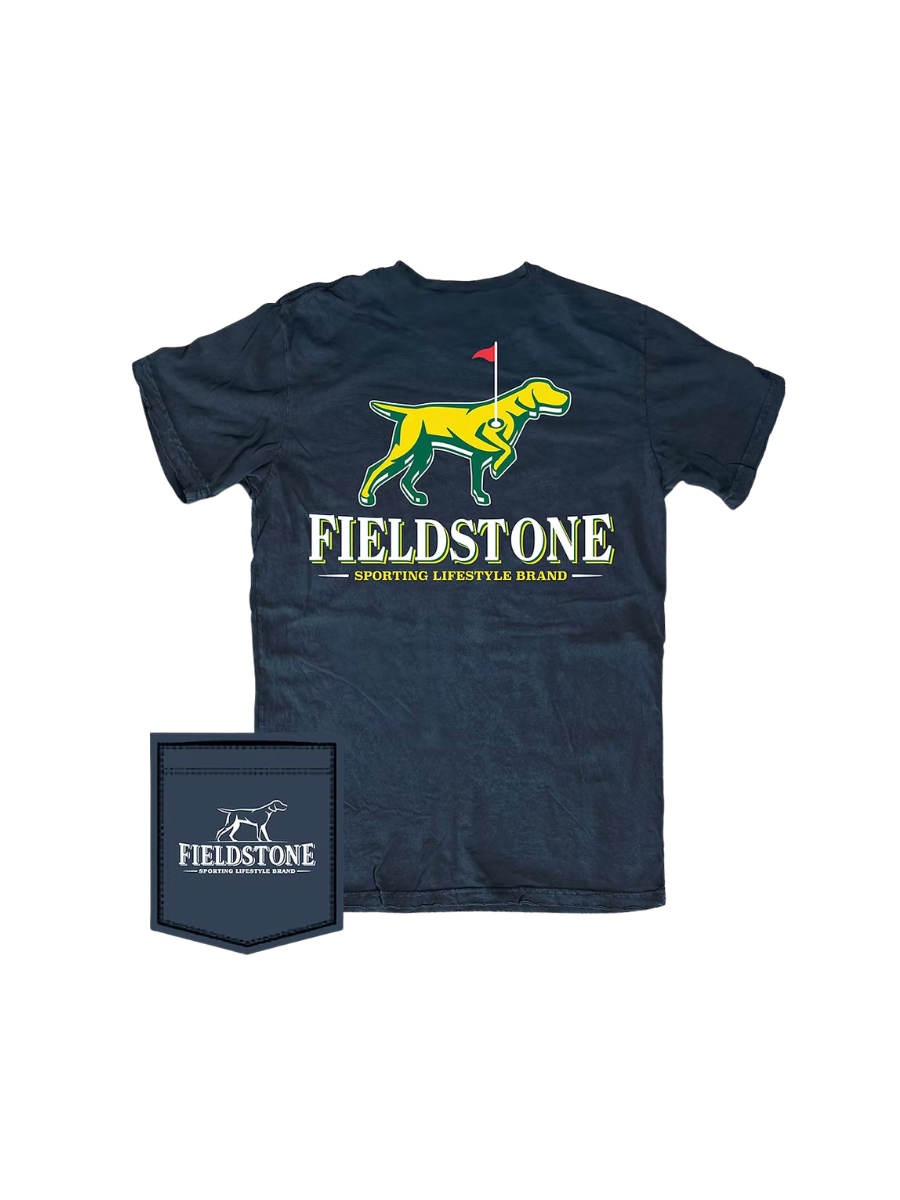 Fieldstone | Logo Pin Tee - Navy