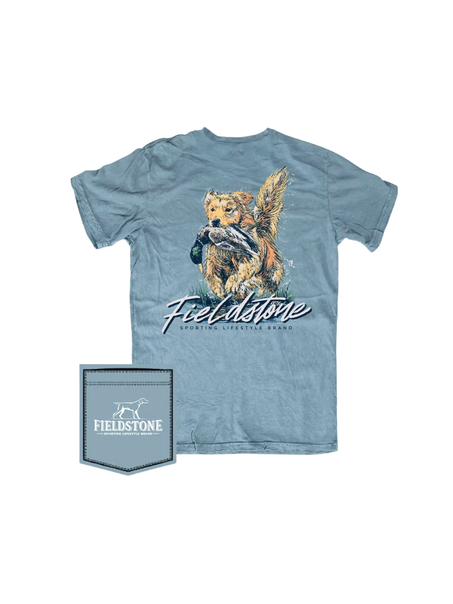 Fieldstone | Retriever Run Tee - Saltwater