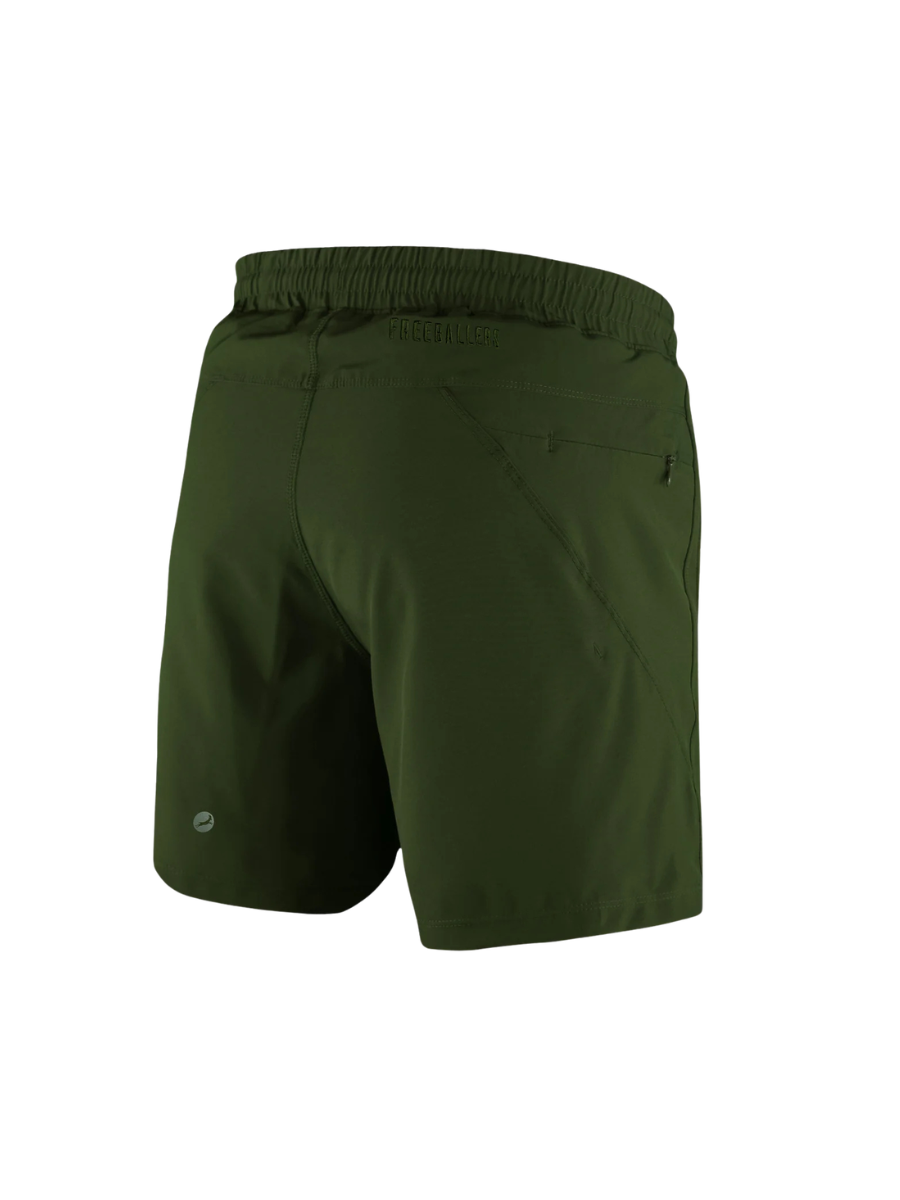 Freeballers Sports Shorts - Olive