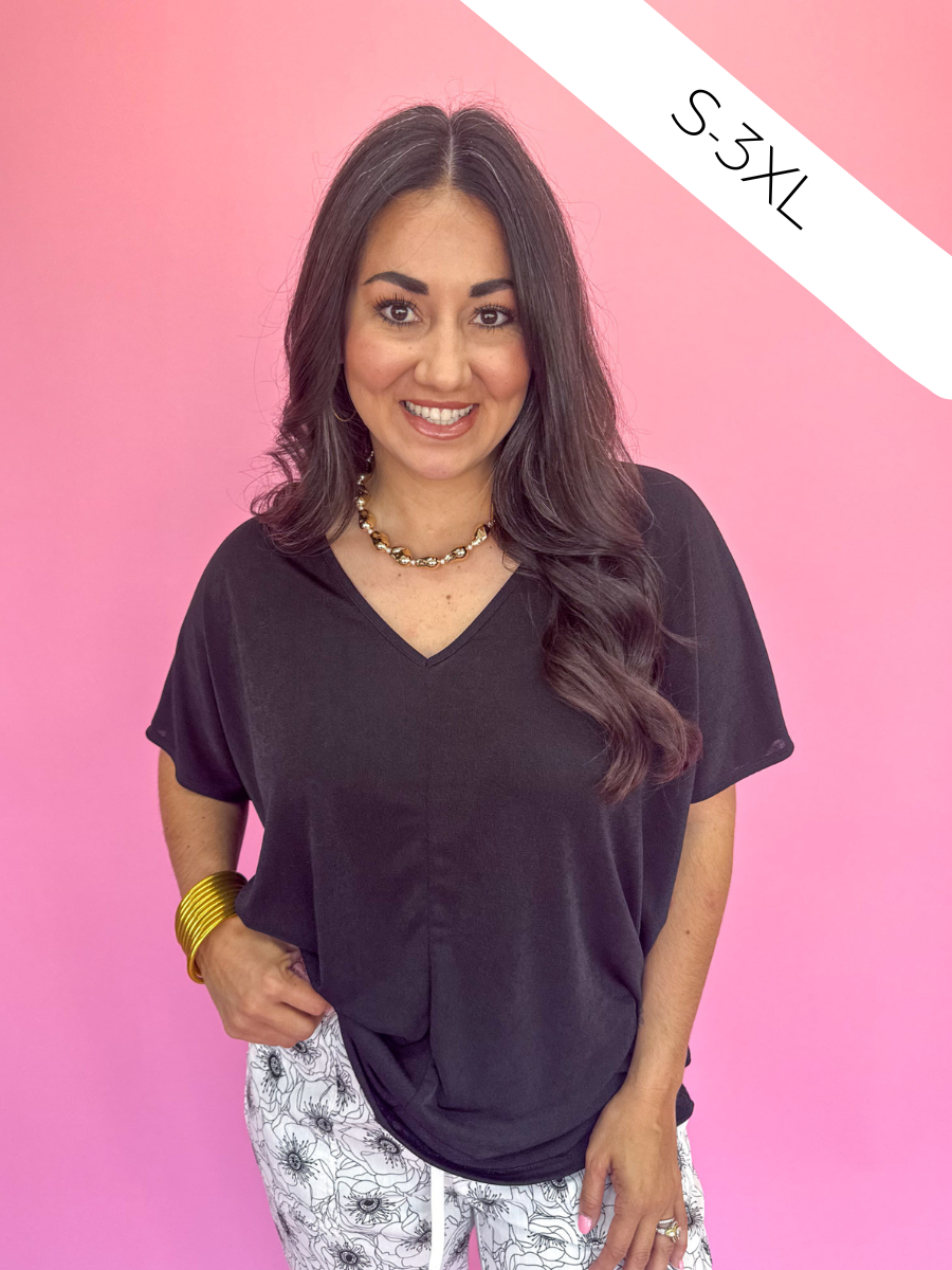 Easy & Breezy Top - Black