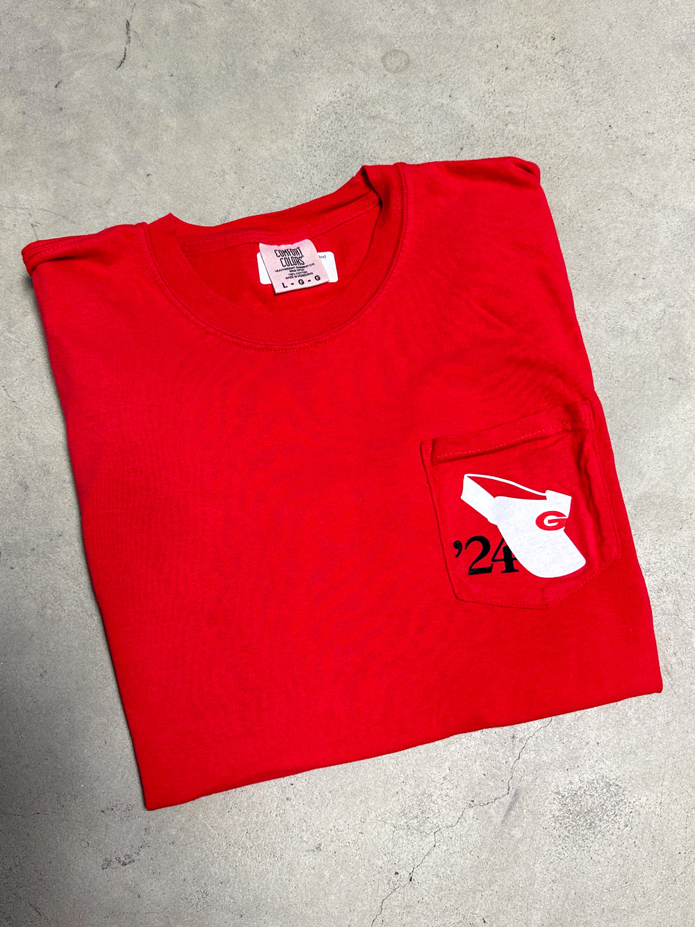 Kirby UGA Pocket Tee - Red