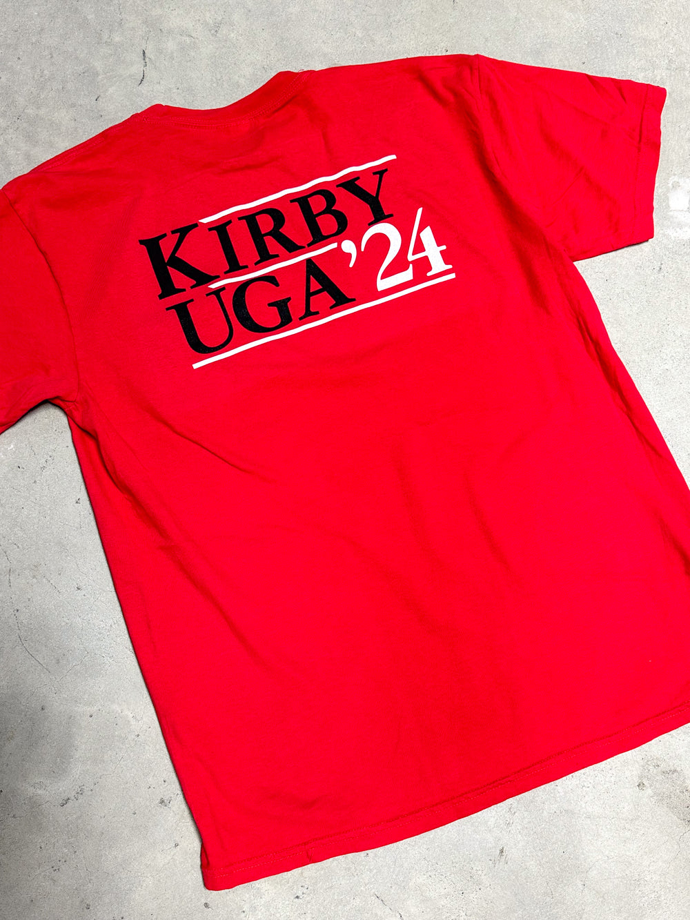 Kirby UGA Pocket Tee - Red