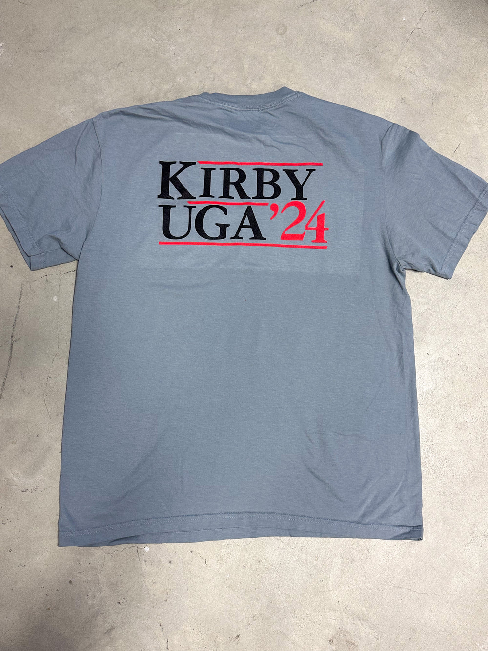 Kirby UGA Pocket Tee - Granite