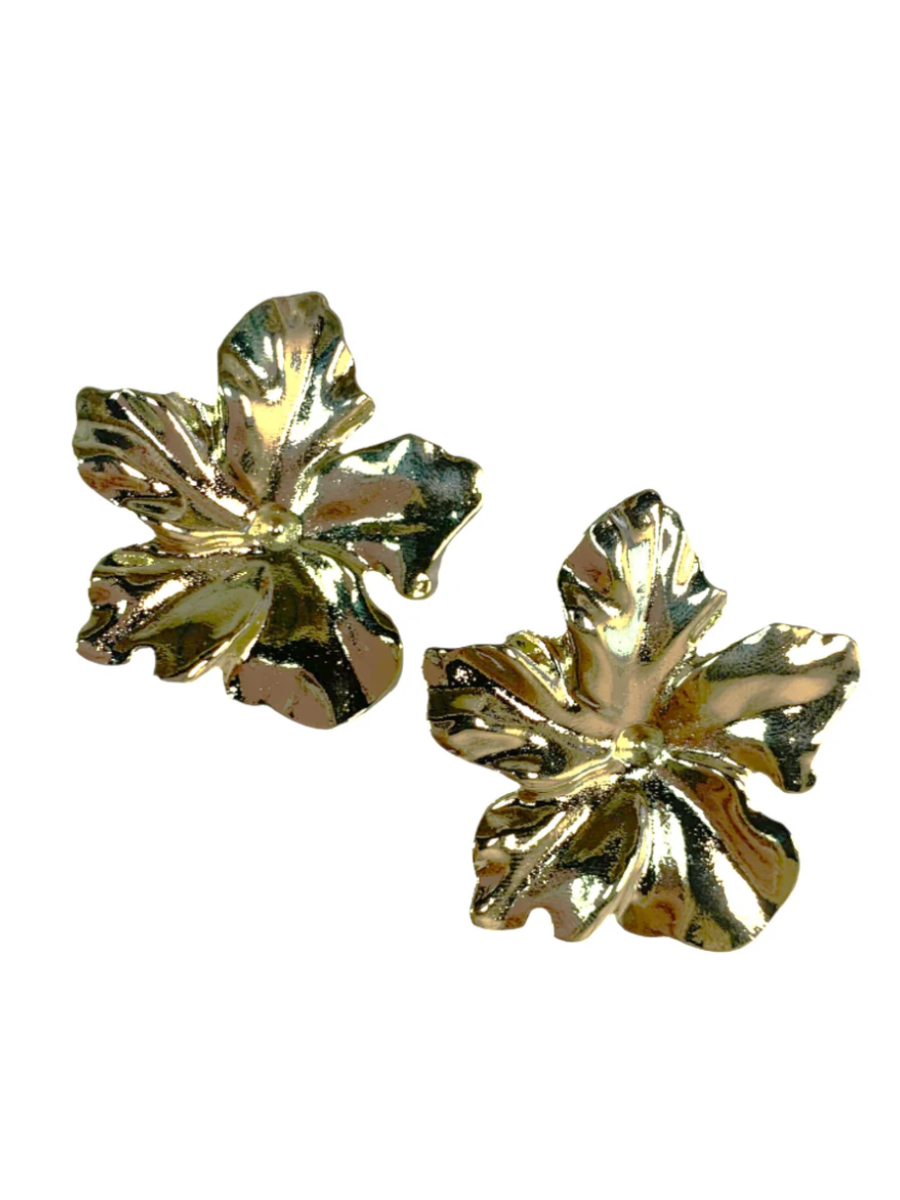 Sheila Fajl | Cayena Studs - Shiny 18K Gold