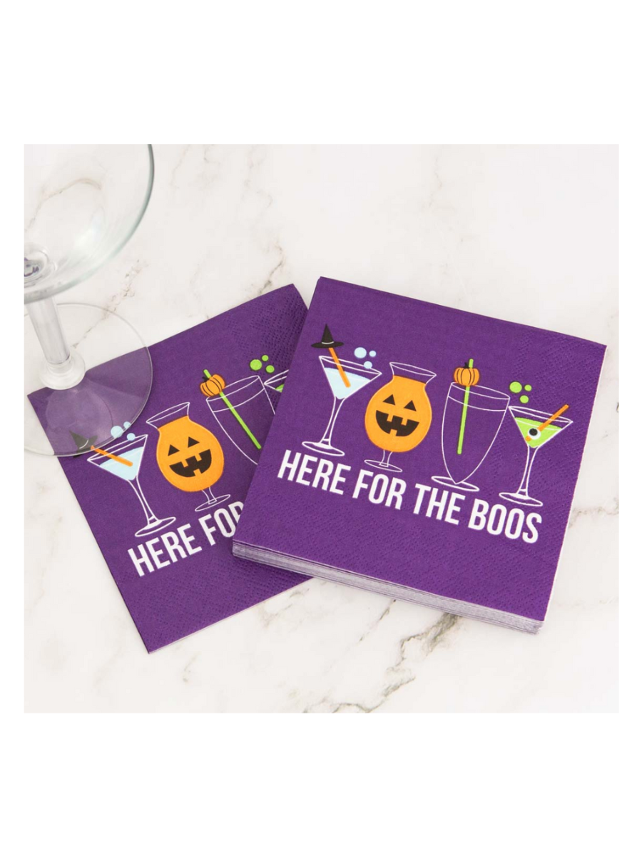 Here For The Boos Cocktail Napkins