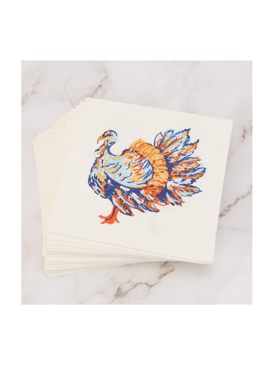 Wolterton Turkey Cocktail Napkins